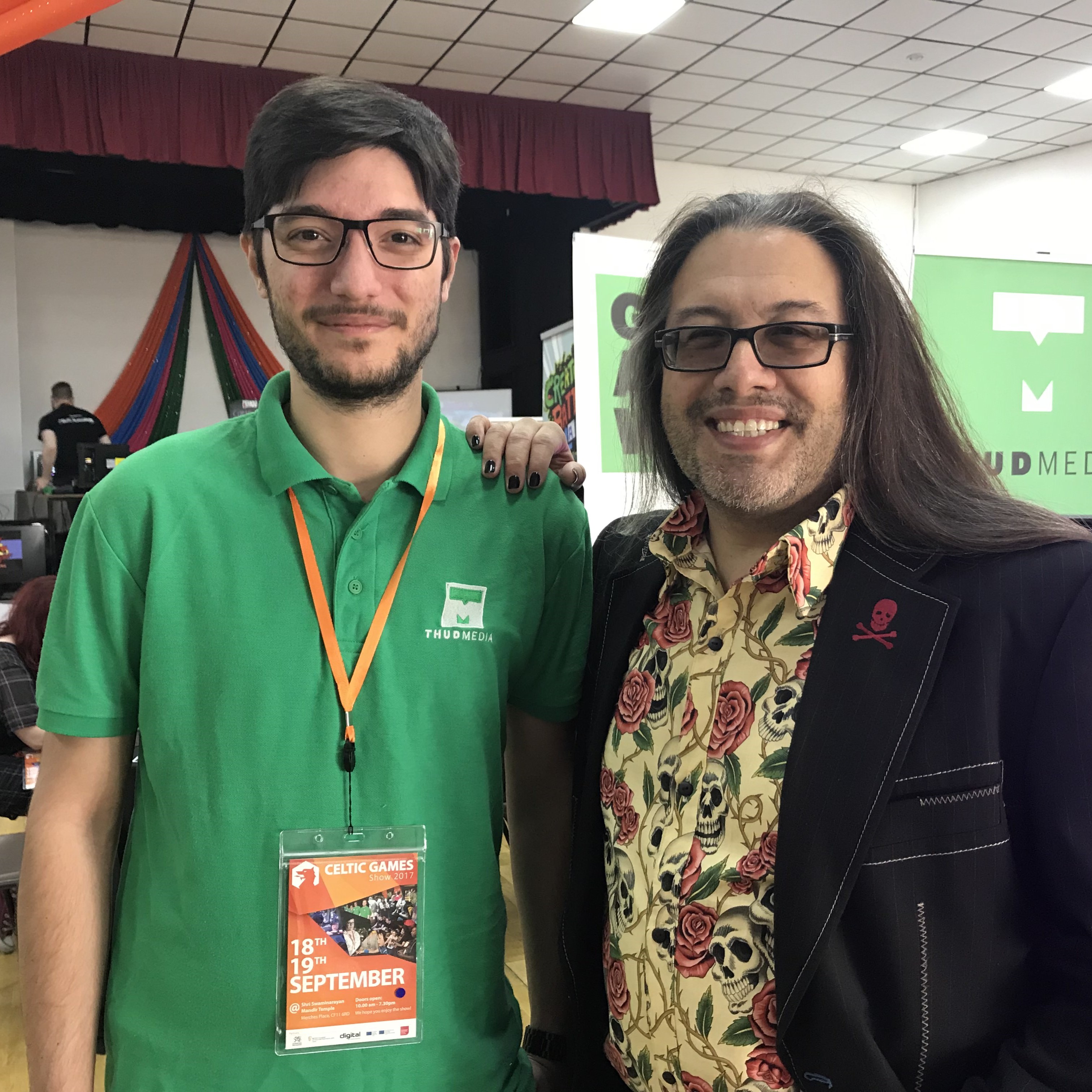 Me and John Romero